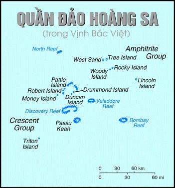 Bản đồ quần đảo Hong Sa