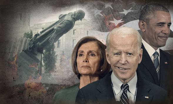 Nước Mỹ của Joe Biden sẽ đi theo định hướng x hội chủ nghĩa, cc quyền của người dn sẽ dần bị tước bỏ, mở rộng sự kiểm sot của chnh phủ v sự thao tng của ĐCSTQ.