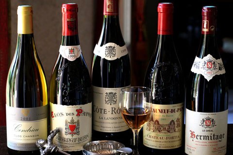 Rượu vang Php. Ảnh: Wine-in-france.