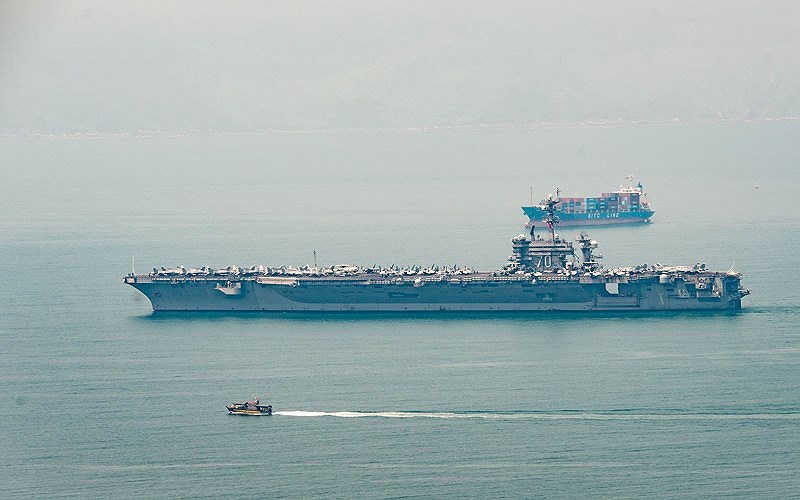 Tư lệnh tu USS Carl Vinson: 'Hm nay l ngy lịch sử' - ảnh 1